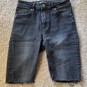H&M Charcoal Denim Shorts